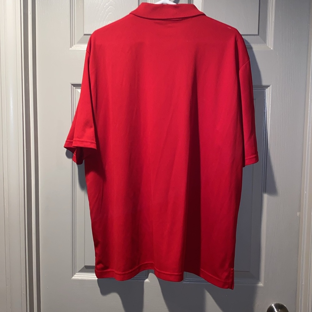 Red Golf Shirt Corvette logo XXL - Picture 7 of 9